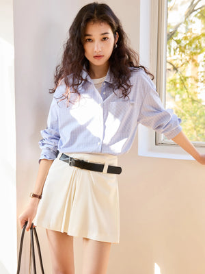 VILZSTUDIOS Plaid Casual Shirt
