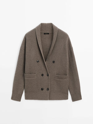 VILZSTUDIOS English Style Knitted Cardigan