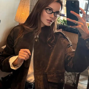 VILZSTUDIOS Casual Suede Jacket