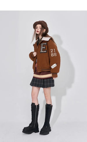 VILZSTUDIOS Winter Baseball Varsity Jacket