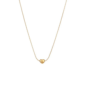 VILZSTUDIOS Classic Gold-Plated Mini Heart Pendant Necklace
