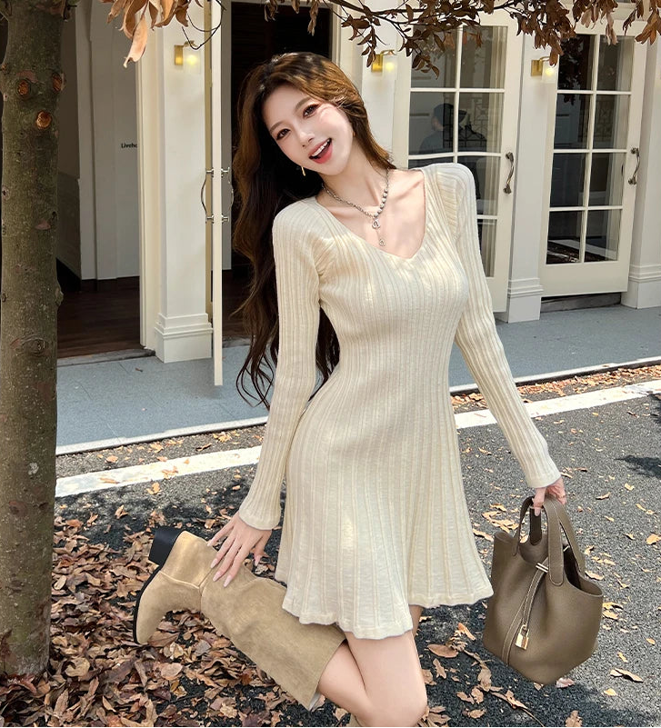 VILZSTUDIOS Classy Plisse Mini Dress