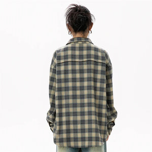 VILZSTUDIOS Plaid Casual Women's Shirt