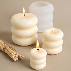 VILZSTUDIOS Silicone Donut Candle Mold for DIY