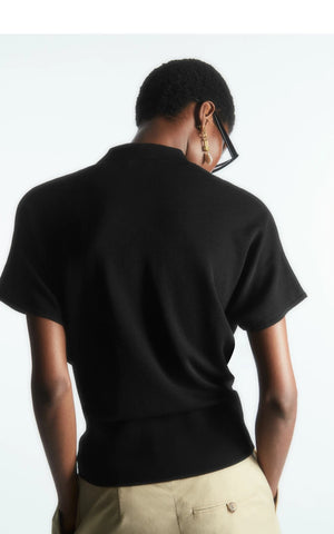 VILZSTUDIOS Basic Knitted Polo T-Shirt