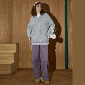 VILZSTUDIOS Soft Oversized Hooded Cardigan