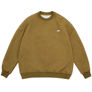 VILZSTUDIOS Soft Boy Letter Embroidery Sweatshirt