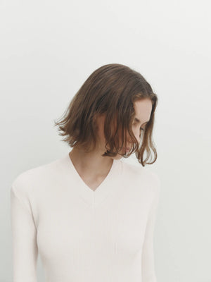 VILZSTUDIOS Lightweight French Twist Knit Sweater