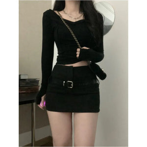 VILZSTUDIOS Short Sexy Cargo Skirt