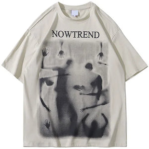 VILZSTUDIOS Shadow Graphic Loose T-Shirt