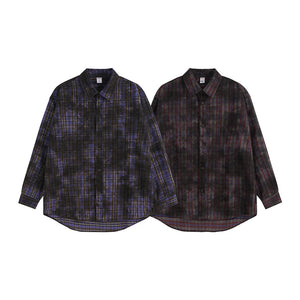 VILZSTUDIOS Plaid Checkered High Street Shirt
