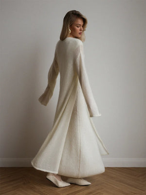 VILZSTUDIOS Elegant Knitted Sleeveless Maxi Dress