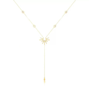 VILZSTUDIOS Fashion Gold Color Y-Shaped Necklace