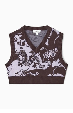 VILZSTUDIOS Lavender Cropped Vest