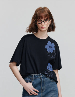 VILZSTUDIOS Stylish Short Sleeve Casual T-Shirt