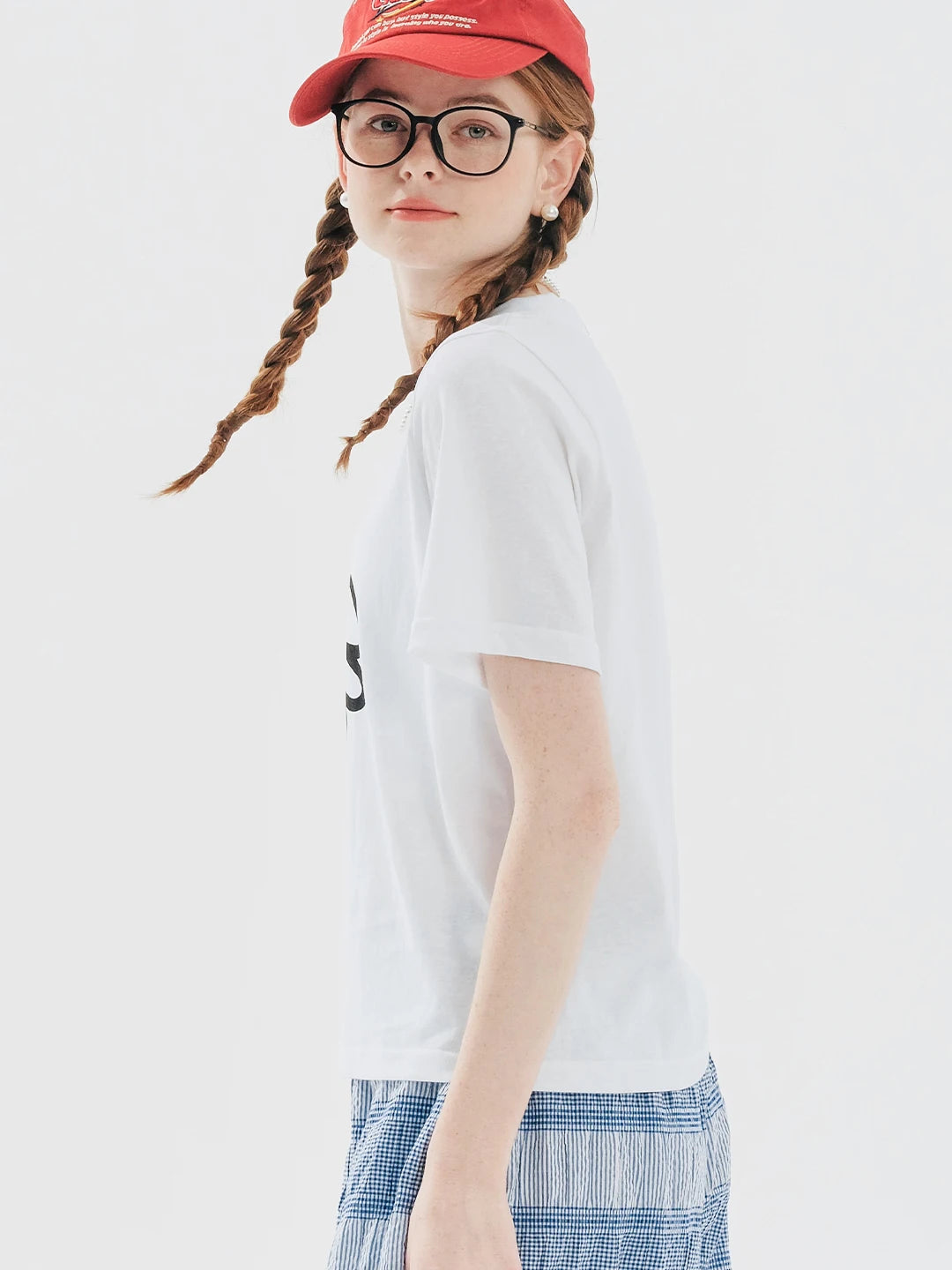 VILZSTUDIOS White Floral Summer T-Shirt