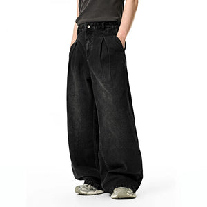 VILZSTUDIOS American Wide Leg Vintage Washed Jeans