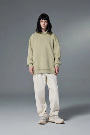 VILZSTUDIOS Premium Minimalist Fleece Solid Color Hoodie