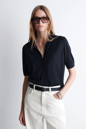 VILZSTUDIOS Slim Fit Polo Cardigan