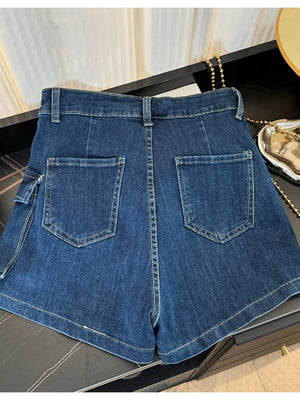 VILZSTUDIOS Spicy High Waist A-Line Denim Pants