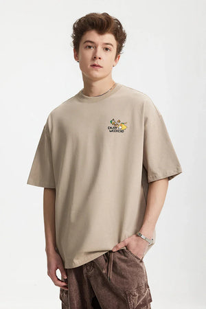 VILZSTUDIOS Mountain Series Heavyweight Printed Outdoor T-Shirt