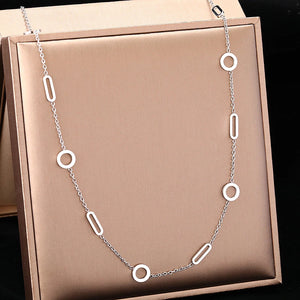 VILZSTUDIOS Stainless Steel Minimalist Necklace