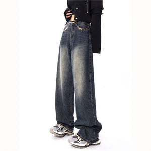 VILZSTUDIOS Retro Loose Wide Leg High Jeans