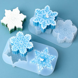VILZSTUDIOS Silicone Snowflake Christmas Ornament Craft Mold