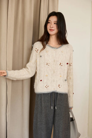 VILZSTUDIOS Luxurious Hand-Knitted Wool Sweater