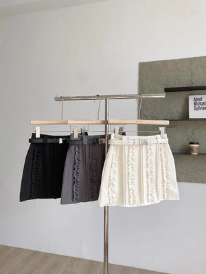 VILZSTUDIOS High-end Korean Wood Edge Skirt