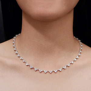 VILZSTUDIOS Triangle Shaped Zircon Necklace