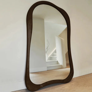VILZSTUDIOS online celebrity Clothing store Cream Style Dressing Mirror High Definition Hall Bedroom Against The wall Floor-Standing Mirror