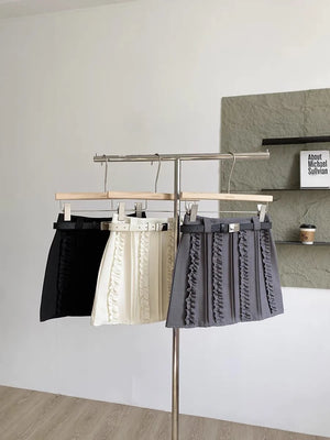 VILZSTUDIOS High-end Korean Wood Edge Skirt