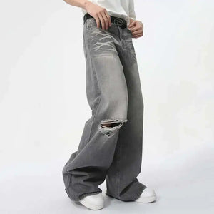 VILZSTUDIOS Loose Fit Wide Leg Jeans