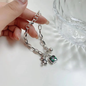 VILZSTUDIOS Lucky Bear Geometric Punk Bracelet
