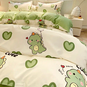 VILZSTUDIOS Adorable Zipper Duvet Cover Bedding Set