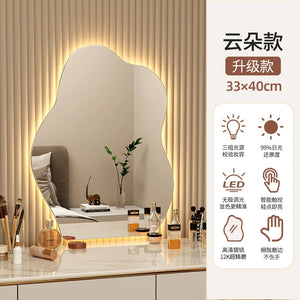 VILZSTUDIOS Wavy Wall Mirror Living Room Decoration Modern Art Vanity Aesthetic Large Size Mirror Fashion Espelhos Lounge Suite Furniture