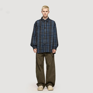 VILZSTUDIOS Classic Oversized Plaid Shirt