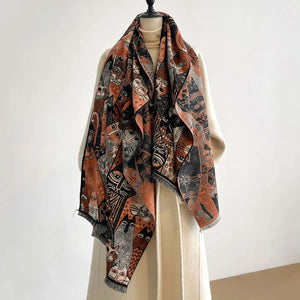 VILZSTUDIOS Luxury Colorful Pashmina Scarf