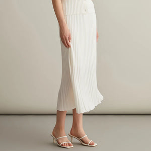 VILZSTUDIOS Elegant High Quality Merino Wool Skirt