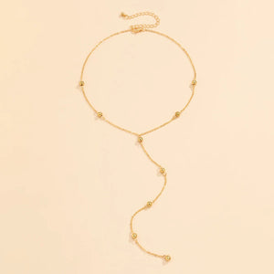 VILZSTUDIOS Minimalist Tassel Long Necklace