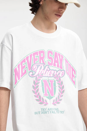 VILZSTUDIOS Trendy American Style College Printed T-Shirt