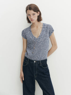 VILZSTUDIOS Basic V-Neck Spring Vest