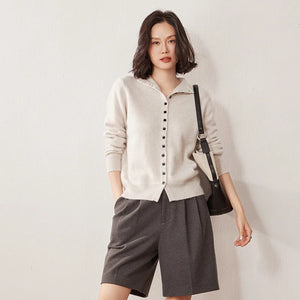 VILZSTUDIOS Luxurious Thick Knit Cashmere Cardigan