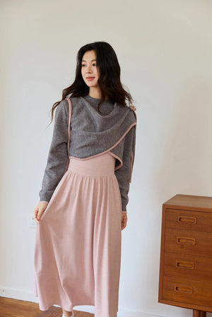 VILZSTUDIOS Stylish Irregular Knit Two-Piece Set