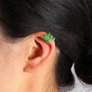 VILZSTUDIOS Creative Cute Frog Ear Cuff Clip Earrings