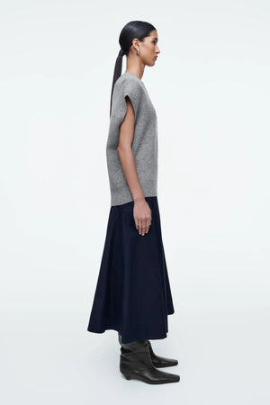 VILZSTUDIOS Basic Reversible Gray Vest