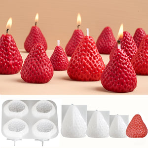 VILZSTUDIOS Strawberry Silicone Candle Mold