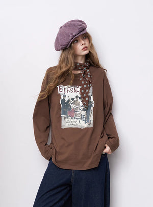 VILZSTUDIOS Sweet Cool Oversized Long Sleeve Top