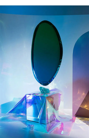 VILZSTUDIOS Designer High-end Mirror Art Makeup Mirror Irregular Shaped Living Room Decoration Mirrors Dekoracyjne Lustra Home Decoration